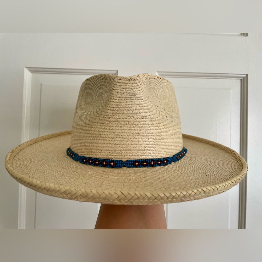 Brand new Overland Women’s hat , size Medium , detailed bead work